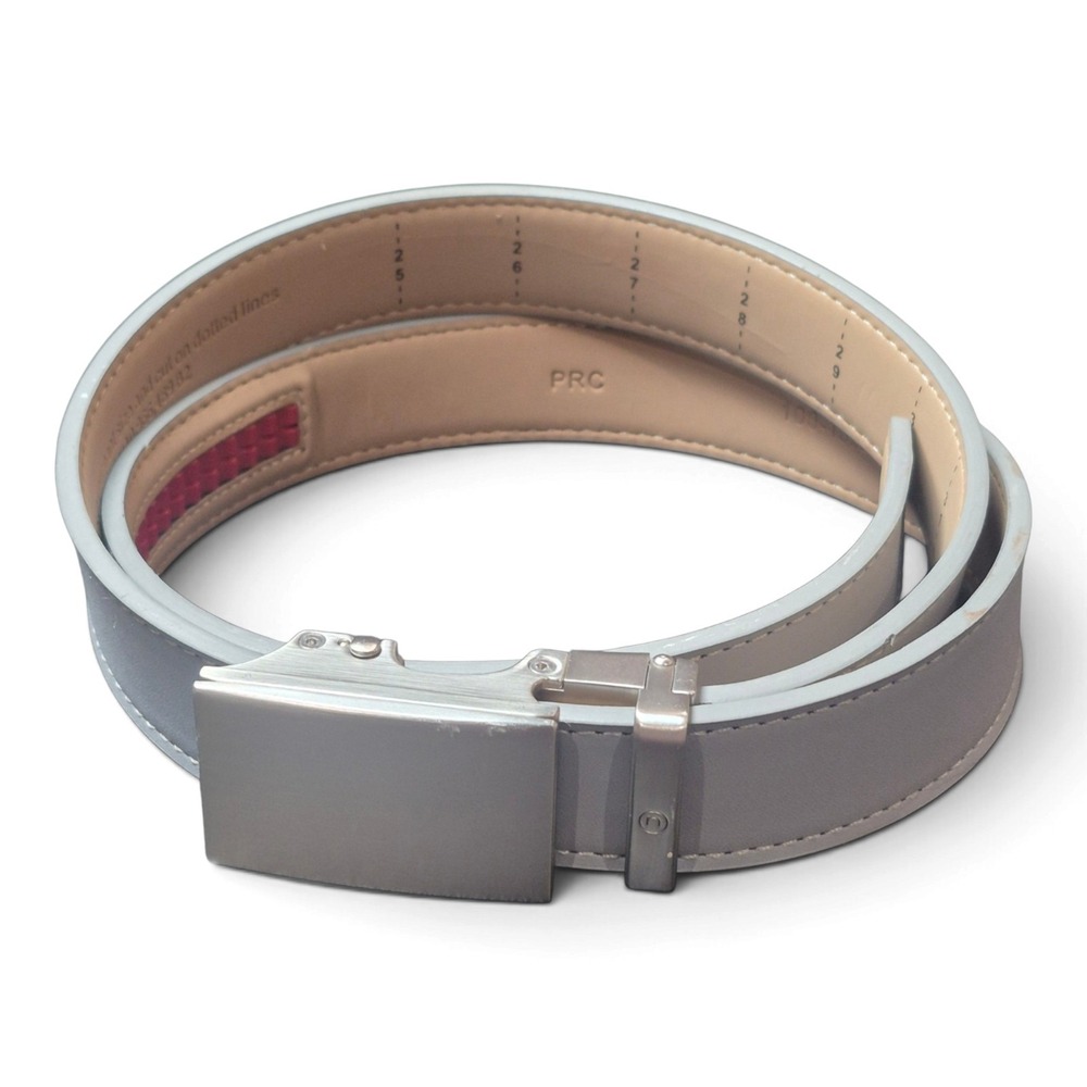 Nexbelt Ace Grey Ratchet Belt Uncut PreciseFit Golf Dress Quick Release Buckle